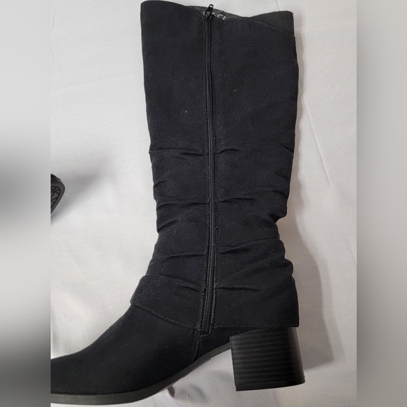 Life Stride Delilah Black Knee-High Boot Womens Size 9W - Picture 3 of 11
